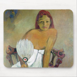 Mädchen Paul Gauguins mit Fan, 1904 Mousepad