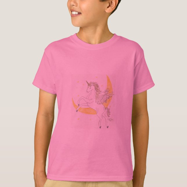 Mädchen-Pegasus-T - Shirt (Vorderseite)