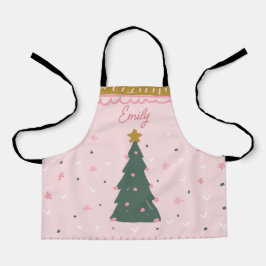 Mädchen Personalisiert Weihnachten Küche Schürze