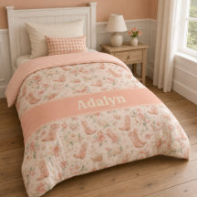 Mädchen Pfirsich Western Cowgirl Shabby Chic Monog