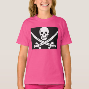 Mädchen-Piraten-Shirt T-Shirt