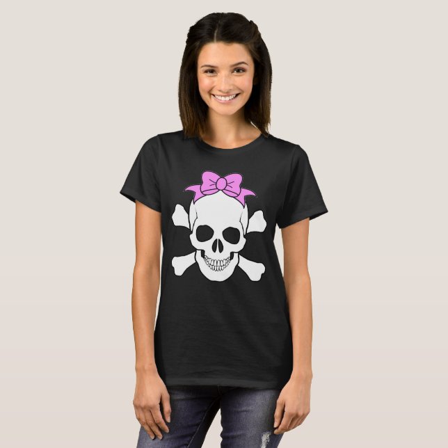 MÄDCHEN-PIRATEN-SHIRT T-Shirt (Vorne ganz)