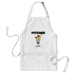 Mädchen Pitcher Schürze
