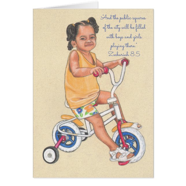 Mädchen Playing~Scripture (Vorne)