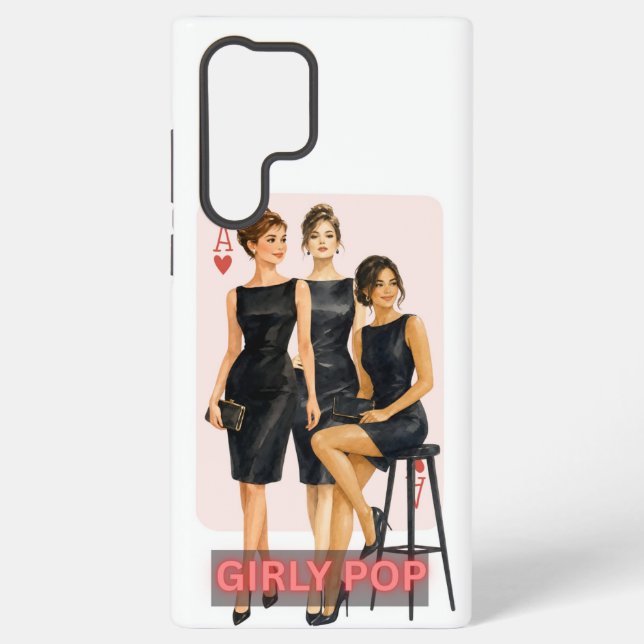 Mädchen-Pop-Fotoshooting-Phone-Case  Samsung Galaxy Hülle (Rückseite)