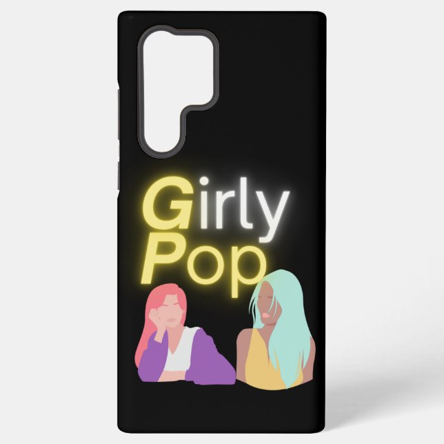 Mädchen-Pop-Handy Samsung Galaxy Hülle (Rückseite)