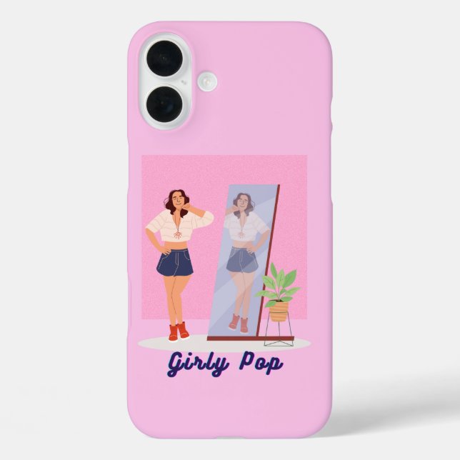 Mädchen-Pop-Handyhülle iPhone 16 Plus Hülle (Rückseite)