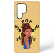 Mädchen-Pop-Locs-Handyhülle