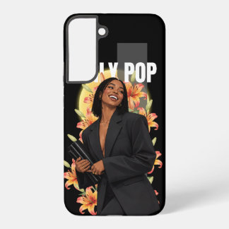 Mädchen-Pop-Mode schwarze Handyhülle Samsung Galaxy Hülle