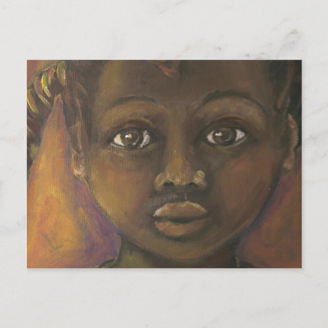 Mädchen Postkarte (Vorderseite)