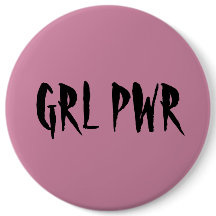 Mädchen-Power-Abzeichen-Rosa
