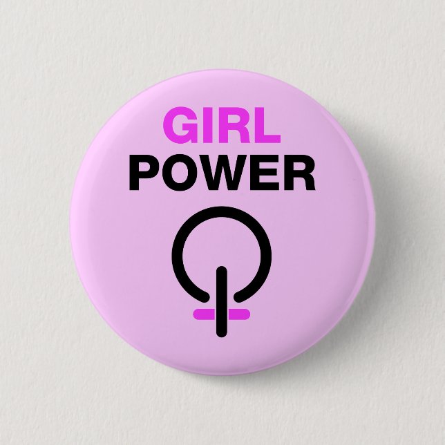 Mädchen-Power Button (Vorderseite)