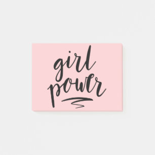 Mädchen-Power Post-it Klebezettel