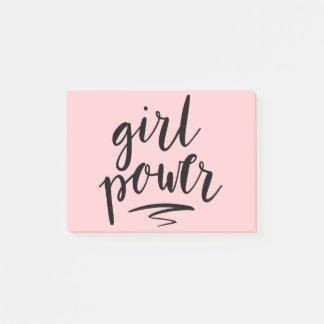 Mädchen-Power Post-it Klebezettel