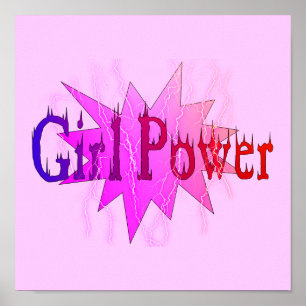 Mädchen-Power Poster