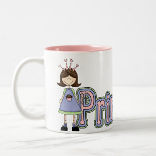 Mädchen-Prinzessin Birthday Mug - Prinzessin Zweifarbige Tasse