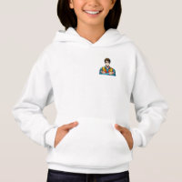 Mädchen Pullover mit Manga-Sicherheitsfachmann