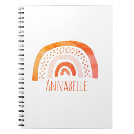 Mädchen Rainbow Vorname Notizblock