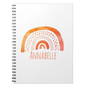 Mädchen Rainbow Vorname Notizblock