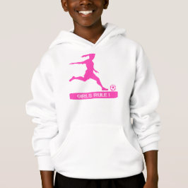 MÄDCHEN-REGEL-FUSSBALL-SHIRTS DURCH EKLEKTIX HOODIE