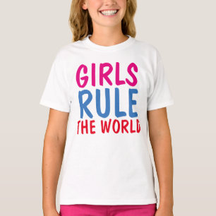 MÄDCHEN REGELN DIE T - Shirt DER WELT
