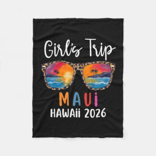 Mädchen Reise 2026 Maui Hawaii Mädchen Wochenende Fleecedecke