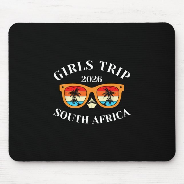 Mädchen Reise 2026 Südafrika Frühlingsferien 2026  Mousepad (Vorne)