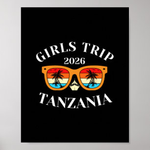 Mädchen Reise 2026 Tansania Frühlingsferien 2026 K Poster