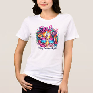 Mädchen Reise 2026 Tropischer Strandurlaub Freunde Tri-Blend Shirt