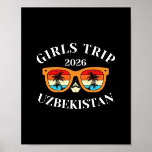 Mädchen Reise 2026 Usbekistan Frühlingsferien 2026 Poster