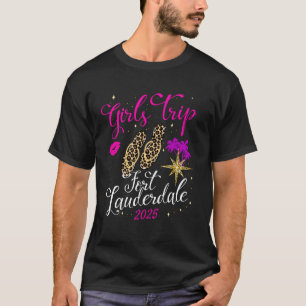 Mädchen Reise Fort Lauderdale 2025 T-Shirt Wochene