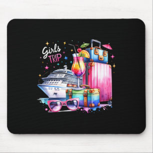 Mädchen Reise Kreuzfahrt Reise Sommerurlaub Ha Mousepad
