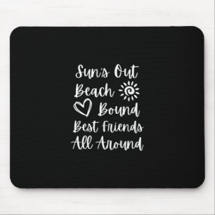 Mädchen Reise Kreuzfahrt Urlaub Sonnen Out Beach B Mousepad