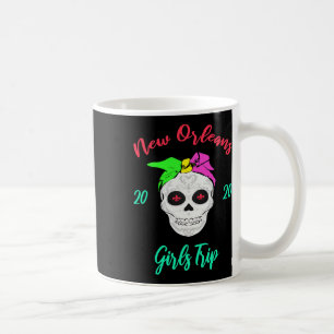 Mädchen Reise New Orleans Schädel passende Urlaub Kaffeetasse