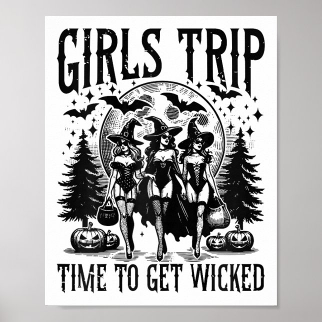 Mädchen reisen Salem Time zu schlechten Ghouls Hal Poster (Vorne)