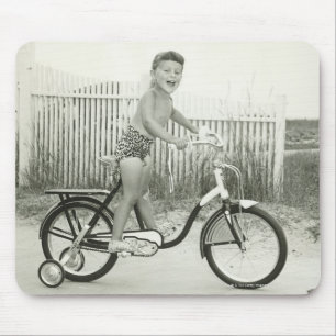 Mädchen-Reitfahrrad Mousepad