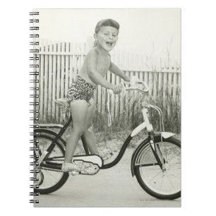 Mädchen-Reitfahrrad Notizblock