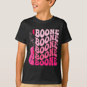 Mädchen Retro Boone Groovy Blume Vorname D 80er T-Shirt