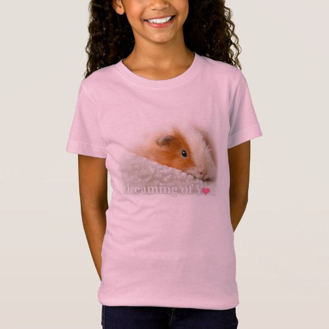 Mädchen Ringer Shirt "Dreaming of You" (Vorderseite)