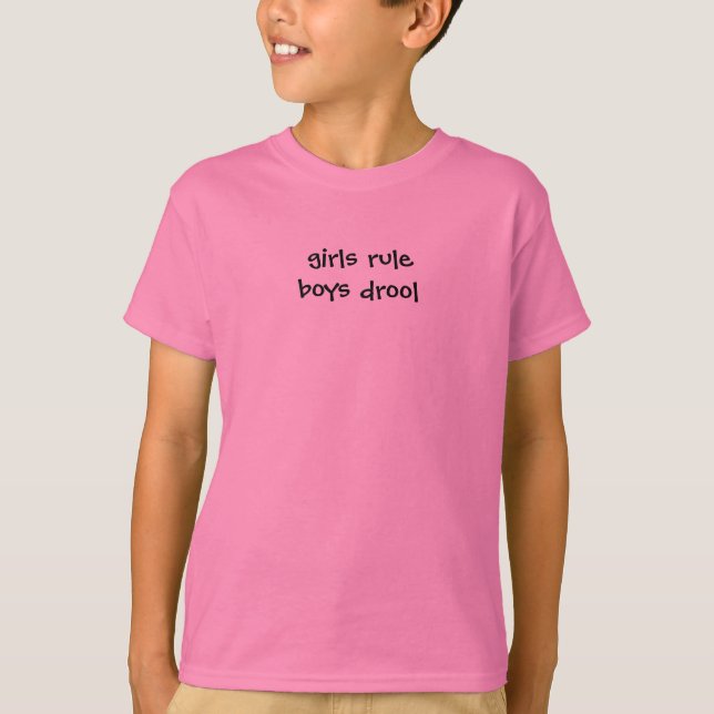 Mädchen ruleboys Geifer T-Shirt (Vorderseite)