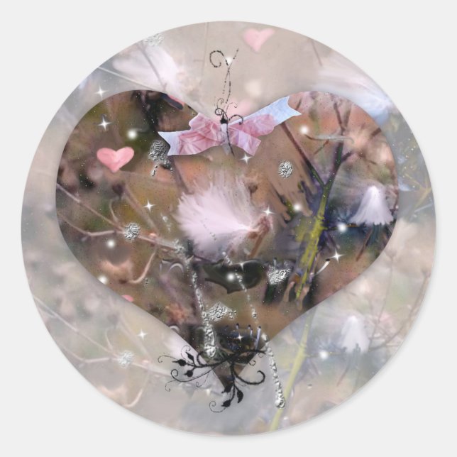 Mädchen! Runder Aufkleber (Vorderseite)