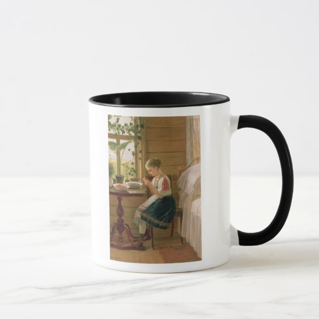 Mädchen-Schalen-Beeren, 1880 Tasse (Rechts)