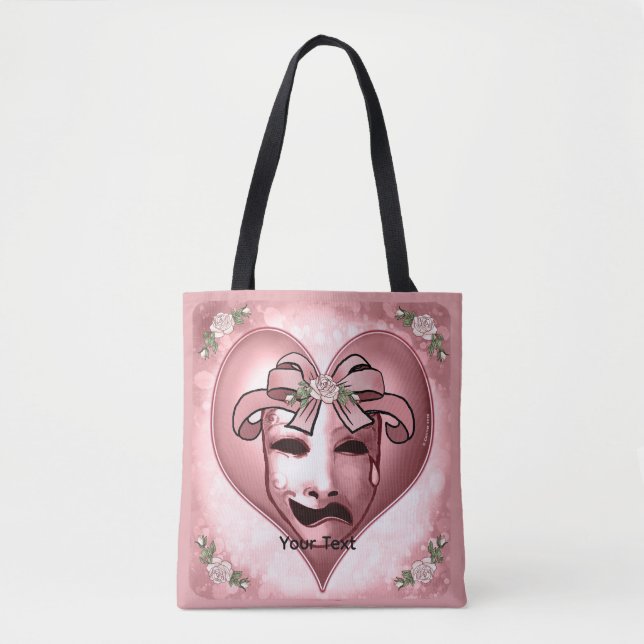 Mädchen-Schauspieler-Maske  Tasche (Vorderseite)