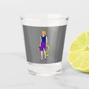 Mädchen Schnapsglas
