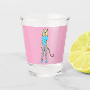 Mädchen Schnapsglas