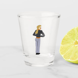 Mädchen Schnapsglas