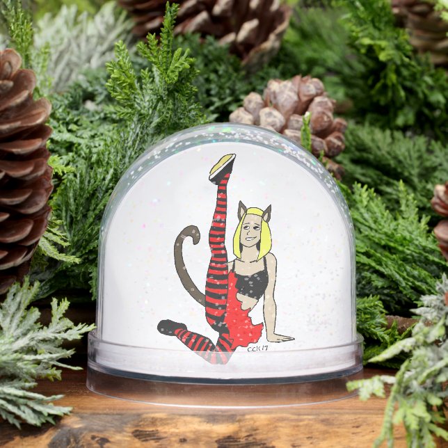 Mädchen Schneekugeln (Winter)