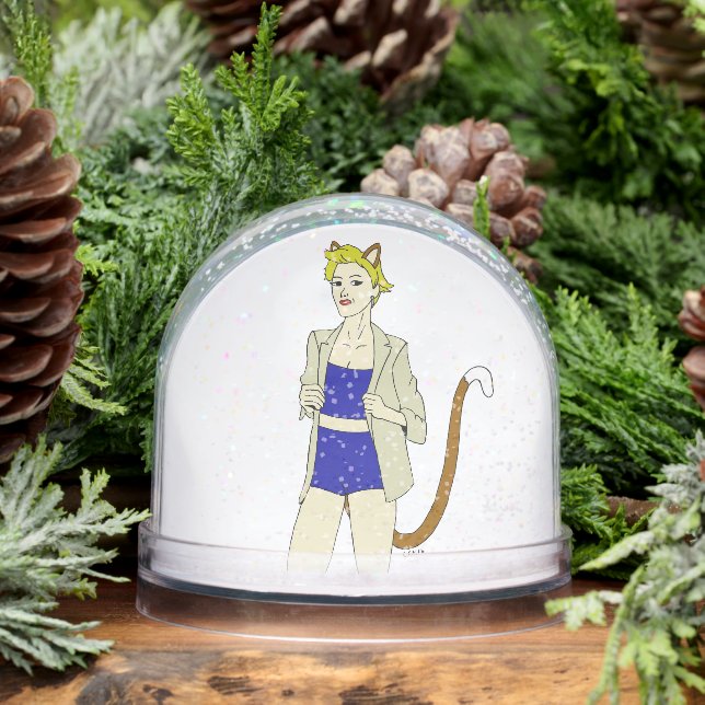 Mädchen Schneekugeln (Winter)