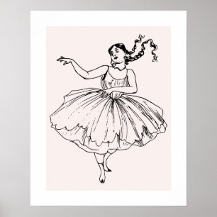 Mädchen Schöne Kunst Poster