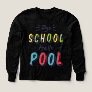 Mädchen Schwarzes Sommer-Vibe Sweatshirt